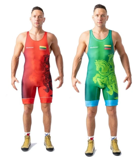 Tute Wrestling/Lotta Greco-Romana: TW-01_ Blu _Tg. ( L - Foto 2