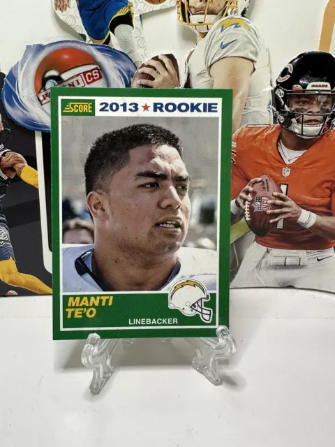 2013 Panini Score Rookie Card 395 Manti Te'o San Diego Chargers RC Notre Dame