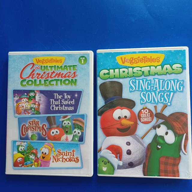 VEGGIETALES DVD'S CHRISTMAS SingAlong Songs & The Ultimate Christmas