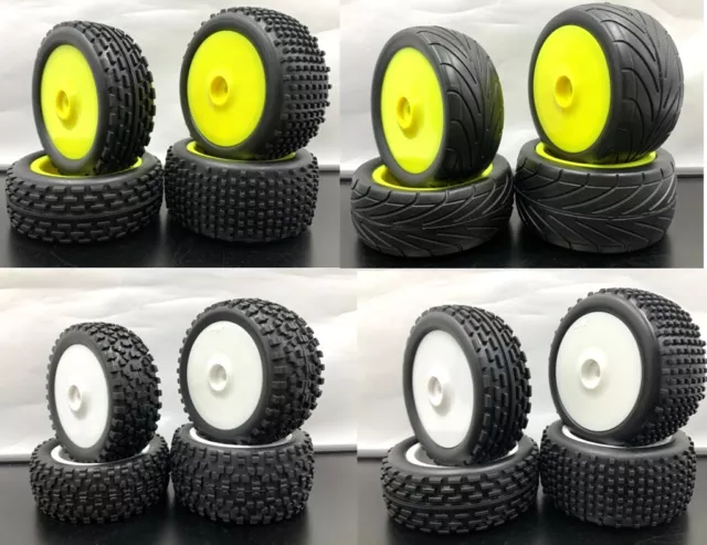 Team Durango 1/10 Buggy front rear Tire set DEX210/DEX410 RC Model 4WD Car