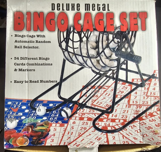 Gioco Del Bingo Deluxe Con Gabbia Di Metallo, Master Board E Accessori Inclusi Zig Zag