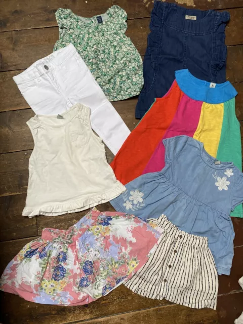 Girls bundle age 2-3 years summer Next playsuit Gap tops jeans John Lewis skirt