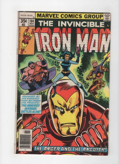 The Invincible Iron Man #104 (1977, Marvel Comics)