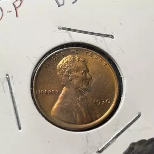 1930-P Lincoln Wheat Cent Penny (BU - Red) Old U.S. Coins