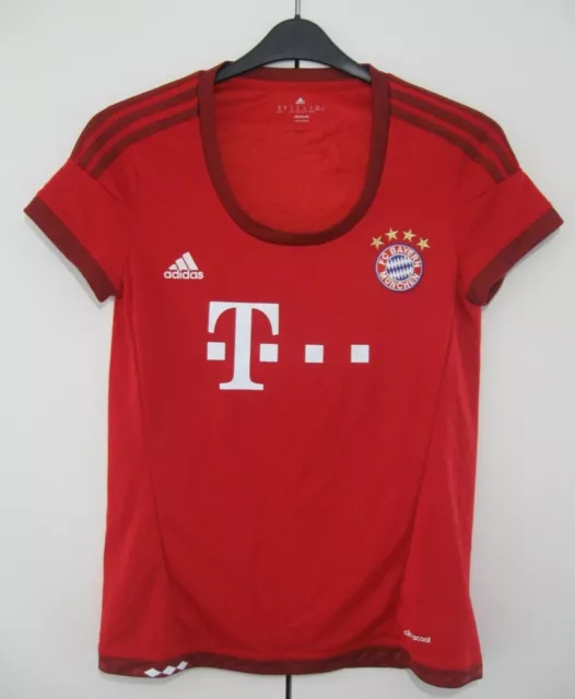 Adidas Womens Football Soccer FC Bayern Munich FCB Home Jersey Shirt 2015/16 M