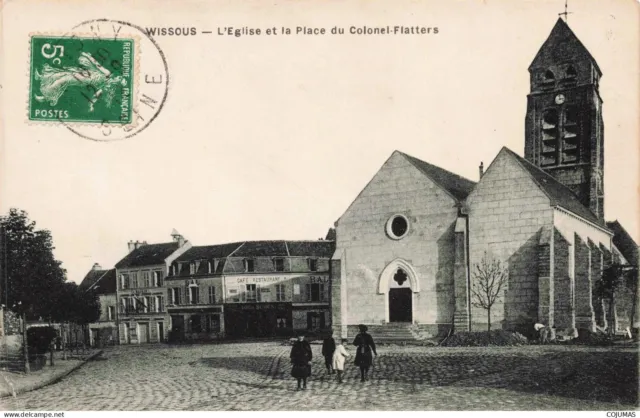 91 - WISSOUS - S13227 - L'Eglise et la Place du Colonel Flatters - L1
