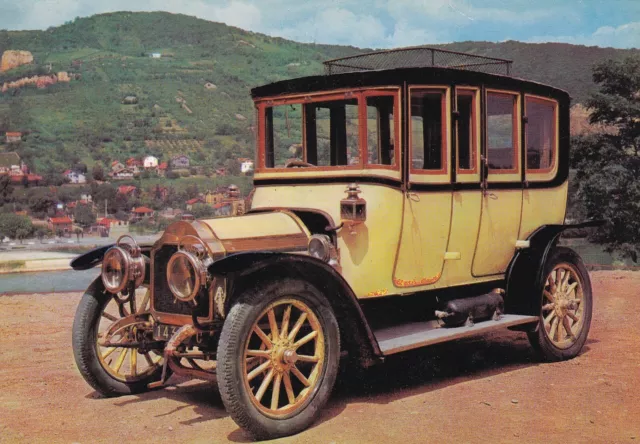 Carte postale postcard 10x15 musée AUTOMOBILE VOITURE CAR LORRAINE DIETRICH 1911