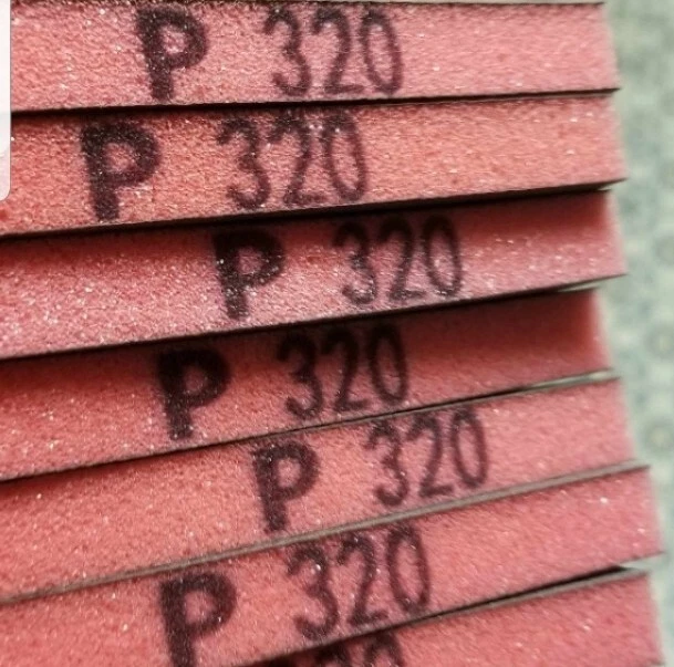 10 Pcs Ultra FineSanding Sponge (320 Grit)  4-3/4"x 3-3/4" x 1/2"