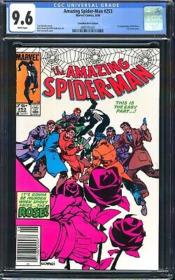 Amazing Spider-Man #253 Cgc 9.6 Newsstand 75¢ Canadian Price Variant 1'St Rose