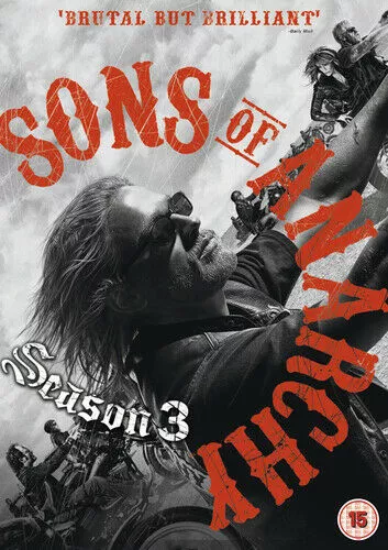 Sons of Anarchy Complete Season 3 (2011) Charlie Hunnam 4 discs DVD Region 2