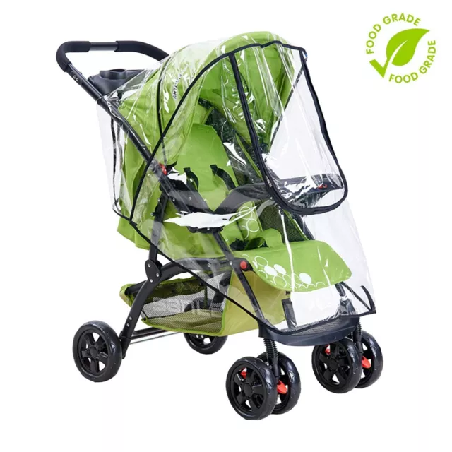 5IN1 [Water/Wind/Dust/Fog/Snow-proof] Travel Outdoor Rain Cover of Baby Stroller