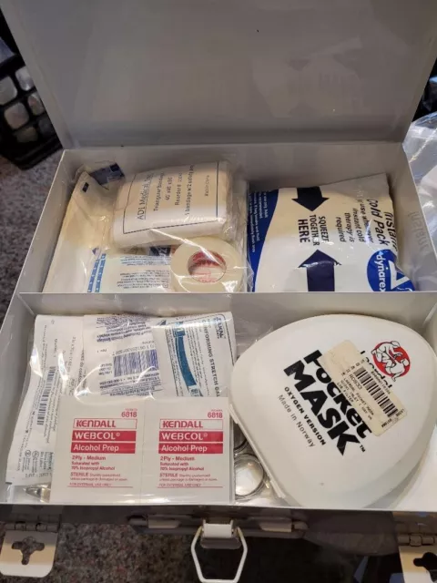 First Aide Kit (Stocked) - Wall Mountable Box 