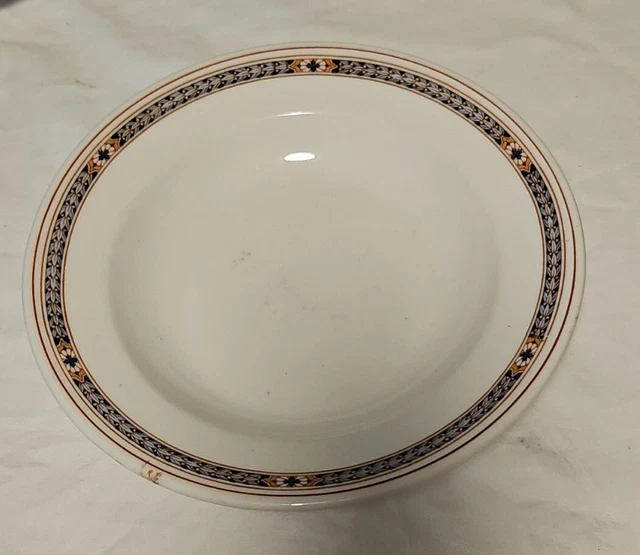 Vintage Pennsylvania Railroad PRR Purple Laurel Pattern 9" Soup Bowl