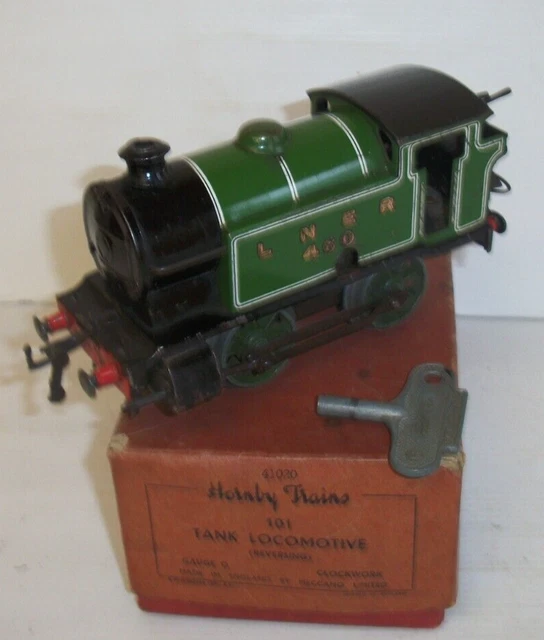 Hornby O Gauge Type 101 Tank LNER RN: 460, from 1952, boxed, working well