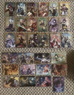 genshin impact bandai cards