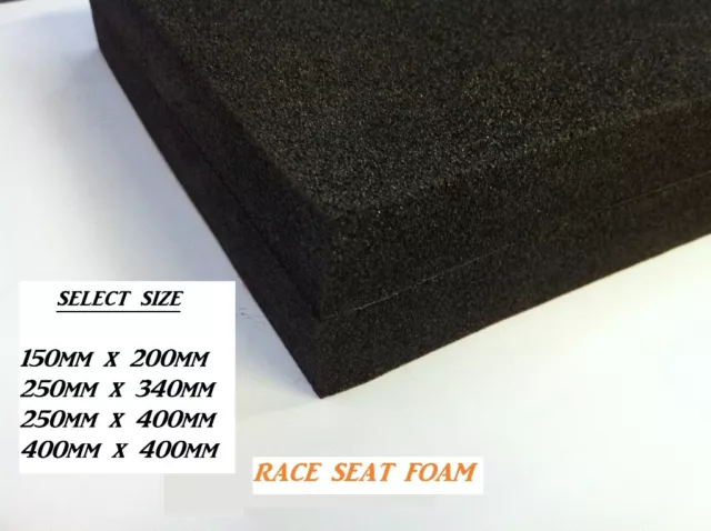 Trackday Race Bike Seat Foam, 40mm Thick, Without Adhesive Backing