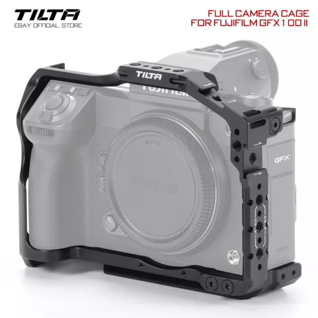 Tilta Full Camera Cage Filmkamera Halter Rig W/ Cable Clamp Für Fujifilm GFX10