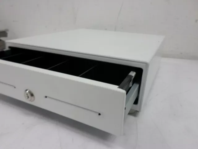 Star Micronics White Cash Drawer 37965550 13" x 13" 5 Bill / 8 Coin NO KEYS