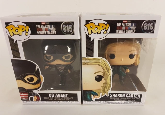 Funko Pop Marvel US Agent & Sharon Carter 815 816