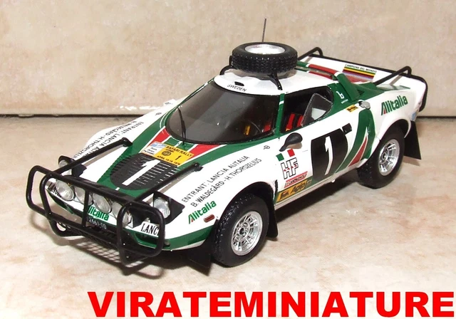 Miniature Spark 1/43 Lancia Stratos HF Alitalia #6 - Rallye Safari 1976 Munari/Maiga