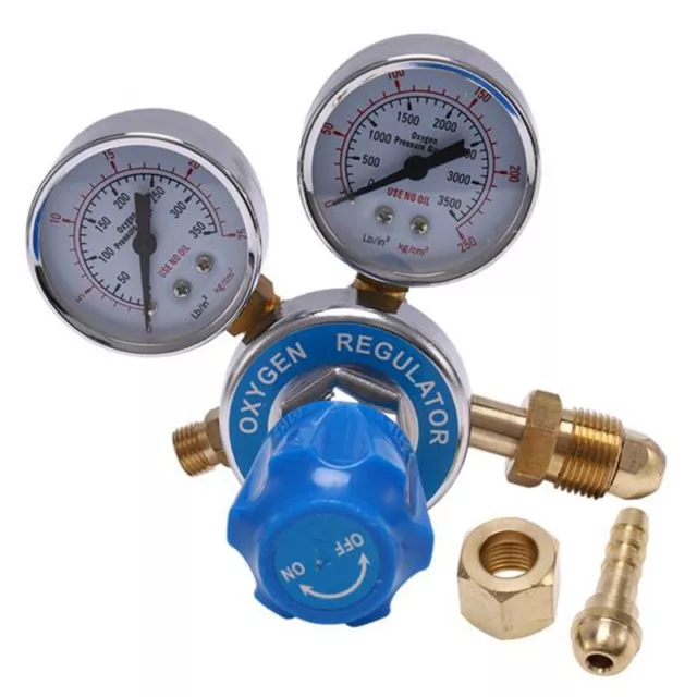 Oxygen Gas Bottle Regulators O2 Reducing Pressure Inhaler  Gauge Regulator Oxyg