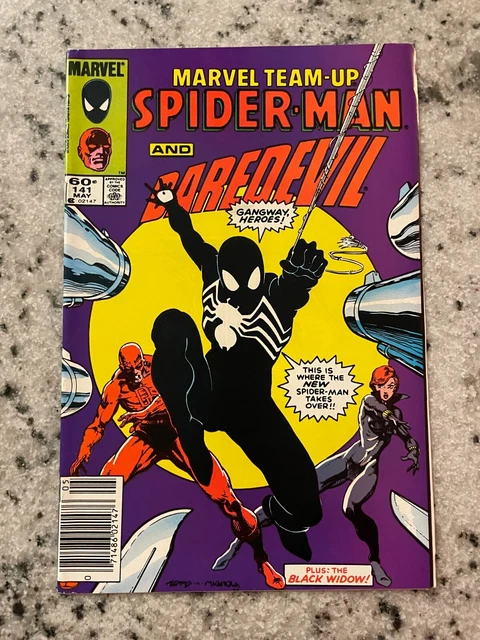 Marvel Team-Up # 141 NM Comic Book Spider-Man Daredevil Black Suit Widow J975