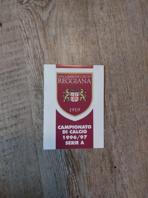 Calendario Campionato 1996 97 Reggiana Calcio Serie A