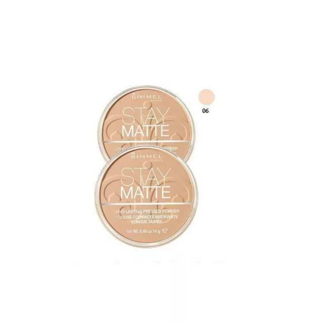 RIMMEL Stay matte Compact powder 06 warm beige