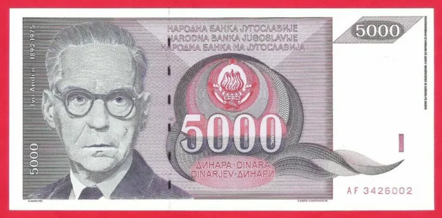 Yugoslavia, 5000 dinars from 1991. P-111 - UNC