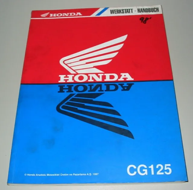 Werkstatthandbuch Honda CG 125 Reparatur Buch Handbuch Stand 1997!