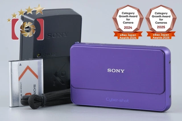【SONY】Cyber-shot DSC-T99 紫/美品/箱付き CÁMARA DIGITAL SONY Cybershot DSC-T99 plateada 14,1 MP con