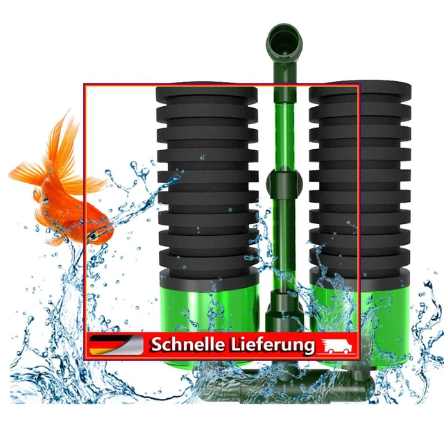 Filtro de esponja para acuario TTSAM, filtro eléctrico para acuario, filtro de esponja acuario