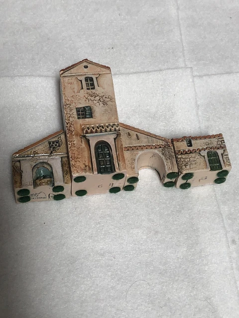Antique Vintage Gault Miniature 4 Piece House Cottage