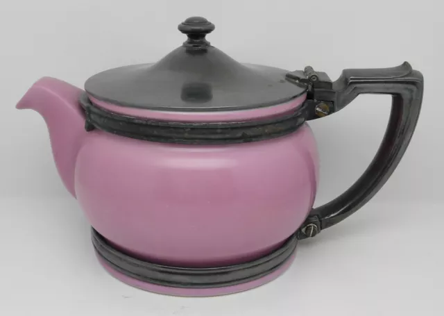 Sherry Netherland Hotel - Central Park New York - 1928 - Very Large Pink Teapot