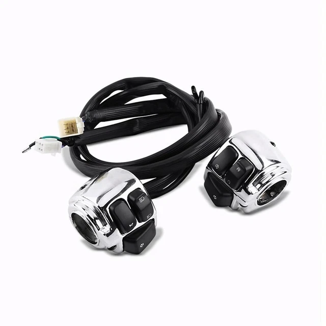 Interruptor De Manillar Negro Para Harley Davidson Dyna, Sportster, Softail 1996-2013 - Craftride