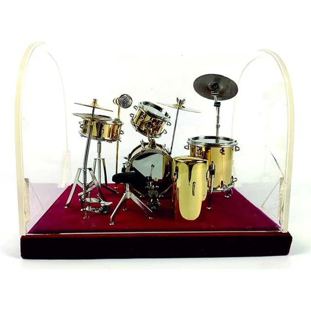 MINIATURE JAZZ DRUM Kit Model Drum Cymbal Miniature Drum Kit W8A42288