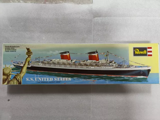 Revell S.S. UNITED STATES, 1/600, Rarität