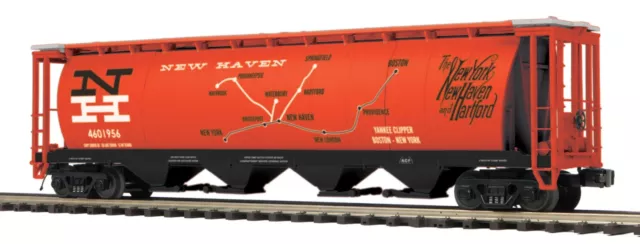 Mth Premier New Haven Map 100 Ton Cylindrical Hopper Car 20-97920! O Scale