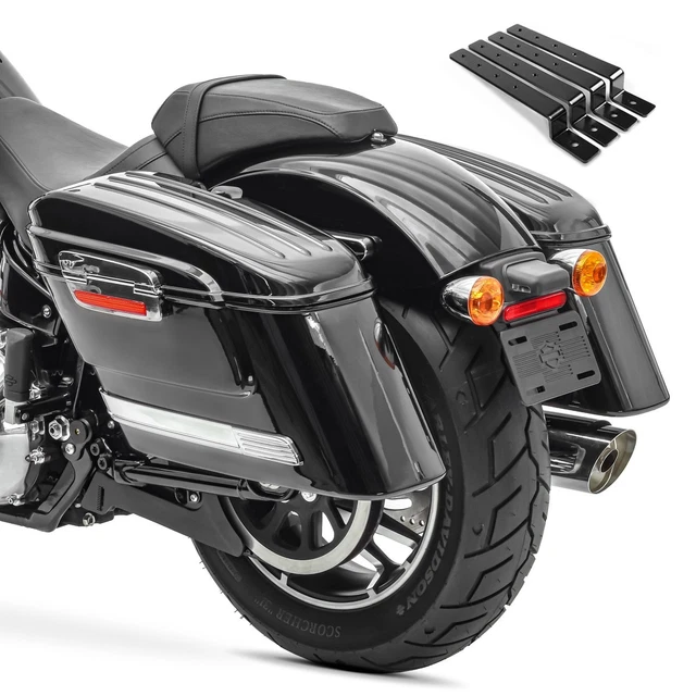 Solo Satteltasche 3 Liter Für Honda Rebel 500 & Custombikes – Aus Kunstleder, Wasserabweisend