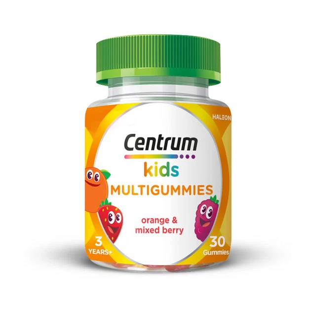 CENTRUM KIDS MULTIVITAMIN Gummies Orange Mixed Berry 30 Gummies £13.99 ...