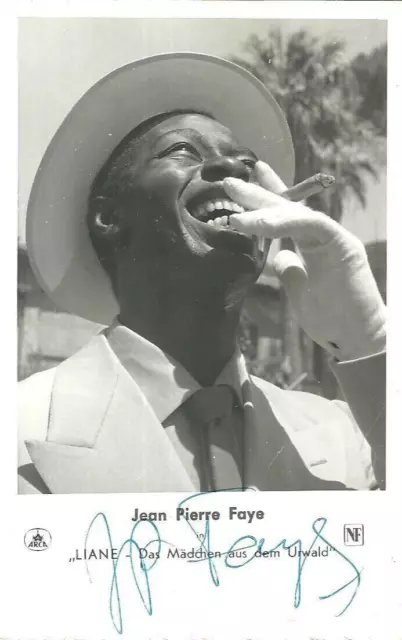 JEAN PIERRE FAYE Original Autogramm signierte NF Postkarte 50er Jahre