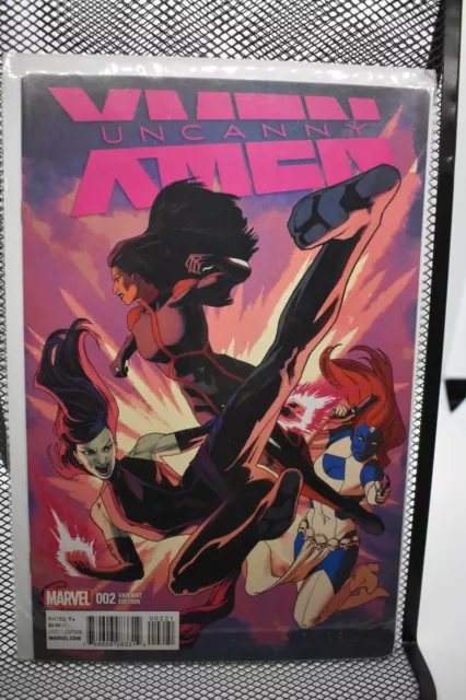 Uncanny X-Men #2 Kris Anka 1:25 Incentive Variant Marvel 2016 Psylocke 9.4