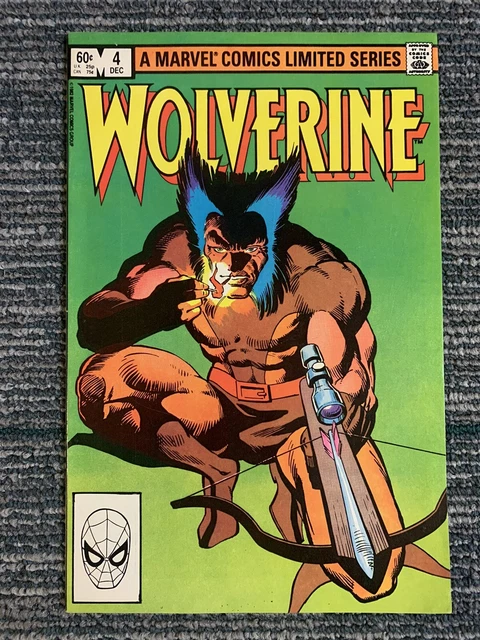 Wolverine #4 1982 1st Limited Series Frank Miller Marvel Comics