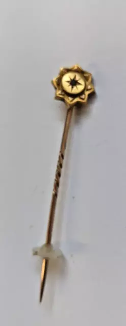 Victorian Antique 15ct Yellow Gold Stick Pin or Brooch c. 1900 Accessories