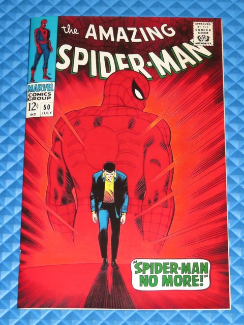 Amazing Spider-Man #50 Original Art Cover w/Marvel Tales Interior 1st Kingpin