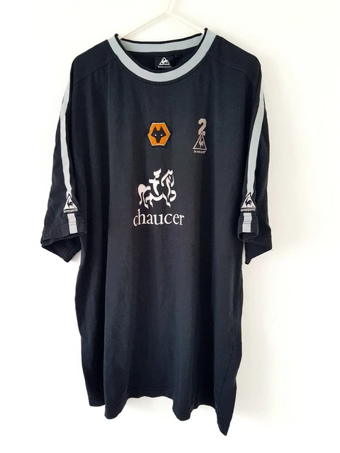 WOLVES TRAINING SHIRT. XXL. Original Le Coq Sportif. Black Adults Football Top. 14.99 PicClick UK