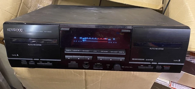 Platine Double Cassette Kenwood KX-69W - Lecture Auto-reverse - Occasion Japon