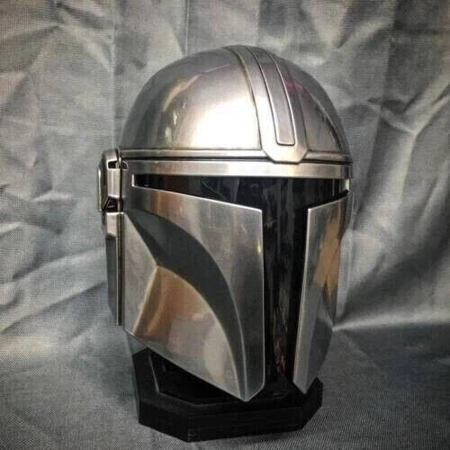 Casco mandroliano indossabile StarWar in acciaio calibro 18 con fodera...