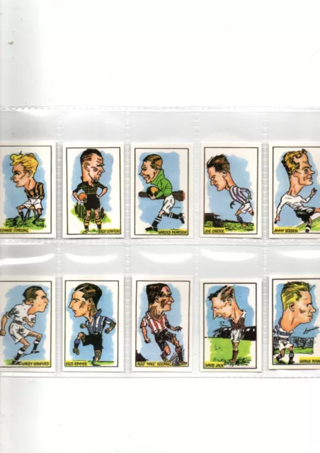SERIES 1-4 SOCCER STARS OF YESTERYEAR 4X25 CARD SETS RICHARDS COLLECTION 1990s