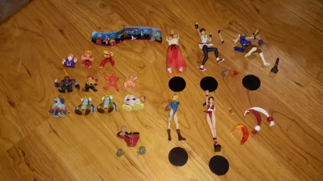 Lot Capcom VS SNK mini action figure model Street Fighter Japanese mini figures